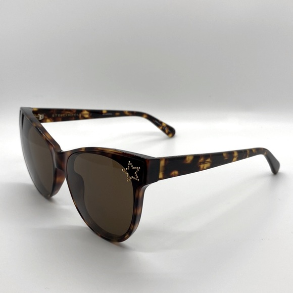 Stella Mccartney Brown Cat Eye Ladies Sunglasses New - Picture 13 of 16